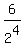 6%2F2%5E4