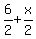 6%2F2+%2B+x%2F2