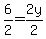 6%2F2++=+2y%2F2