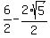 6%2F2+-+2%2Asqrt%285%29%2F2