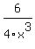 6%2F4x%5E3