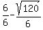 6%2F6-sqrt%28120%29%2F6