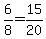 6%2F8=15%2F20