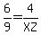 6%2F9+=+4%2FXZ