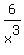 6%2Fx%5E3