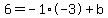 6=-1%2A-3%2Bb
