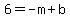 6=-m%2Bb