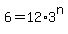 6=12%2A3%5En