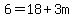 6=18%2B3m