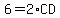 6=2%2ACD