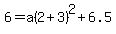 6=a%282%2B3%29%5E2%2B6.5