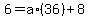 6=a%2A%2836%29%2B8