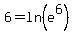 6=ln%28e%5E6%29