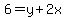 6=y%2B2x