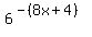 6%5E%28-%288x%2B4%29%29