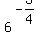6%5E%28-3%2F4%29