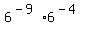 6%5E%28-9%29%2A6%5E%28-4%29