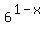 6%5E%281-x%29