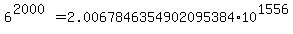 6%5E%282000%29=2.0067846354902095384%2A+10%5E1556