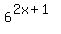 6%5E%282x%2B1%29