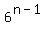 6%5E%28n-1%29