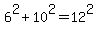 6%5E2%2B10%5E2=12%5E2