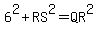 6%5E2%2BRS%5E2=QR%5E2