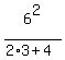 6%5E2%2F%282%2A3+%2B+4%29