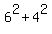 6%5E2+%2B+4%5E2