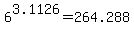 6%5E3.1126+=+264.288