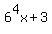 6%5E4x%2B3