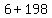 6+%2B+198