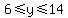 6+%3C=++y++%3C=+14