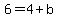 6+=+4%2Bb