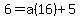 6+=+a%2816%29%2B5