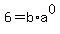 6+=+b%2Aa%5E0+