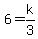 6+=+k%2F3
