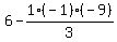6-1%28-1%29%28-9%29%2F3