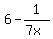 6-1%2F%287x%29