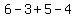 6-3%2B5-4