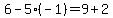 6-5%28-1%29=9%2B2
