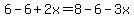 6-6%2B2x=8-6-3x