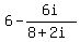 6-6i%2F%288%2B2i%29