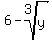6-root%283%2Cy%29
