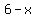 6-x%29=5%28-2-3%29