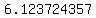 6.123724357