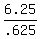 6.25%2F.625