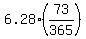 6.28%2A%2873%2F365%29