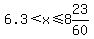 6.3%3Cx%3C=8%2623%2F60