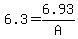 6.3=6.93%2FA